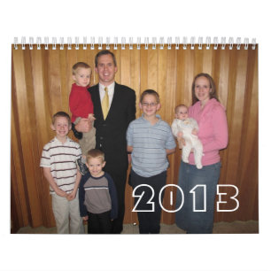 Calendario 2013 de la familia de Bradd