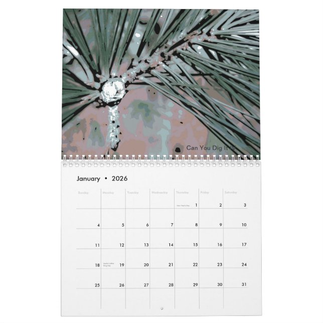 Calendario 2013 de la flor de la naturaleza del (Jan 2026)