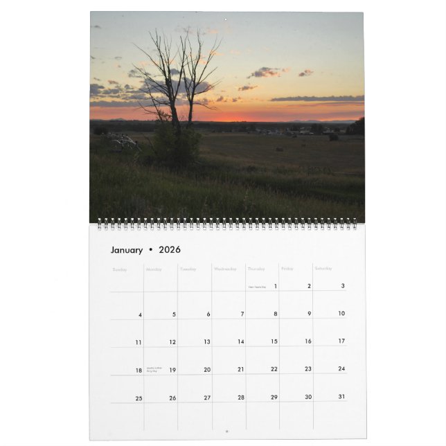 Calendario 2013 de la fotografía de la puesta del (Jan 2026)