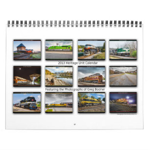 Calendario 2013 de la herencia de Greg Booher NS