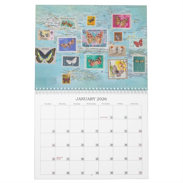Calendario 2013 de la mariposa (Jan 2026)