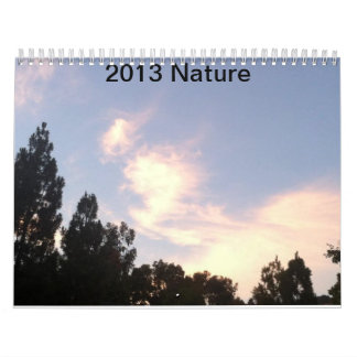 Calendario 2013 de la naturaleza por CCandLexi