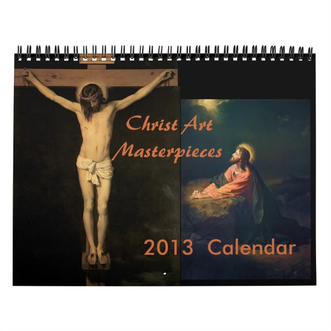 Calendario 2013 de la obra maestra de Cristo (Tapa)