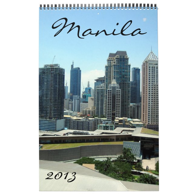calendario 2013 de Manila (Tapa)