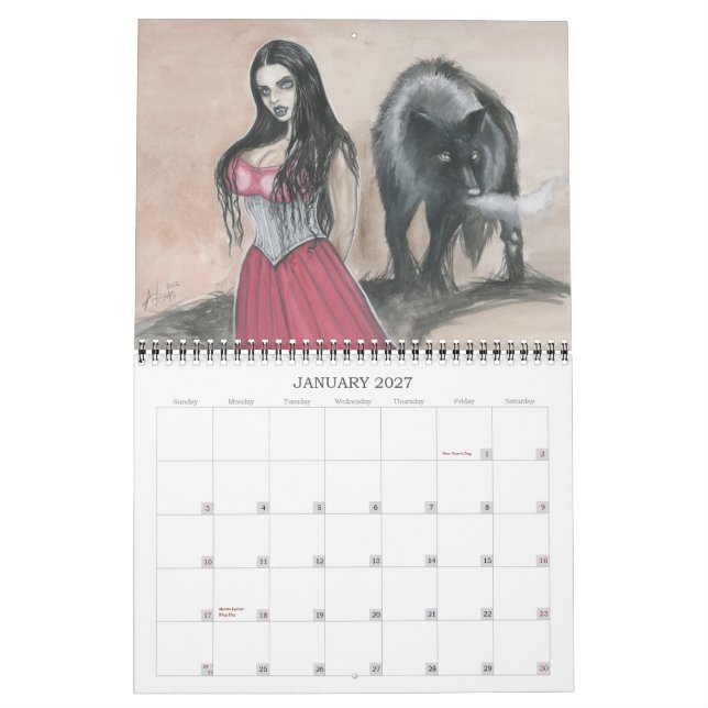 calendario 2013 del arte (Jan 2027)