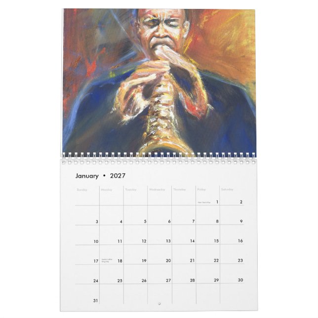 Calendario 2013 del arte de Chez Rhonel (Jan 2027)
