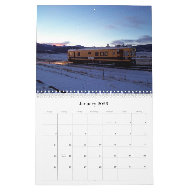 Calendario 2013 del carril de Sperry (Jan 2026)