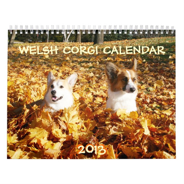 Calendario 2013 del Corgi Galés (Tapa)