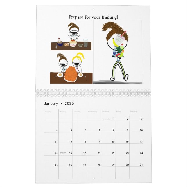 Calendario 2013 del deporte del dibujo animado: (Jan 2026)