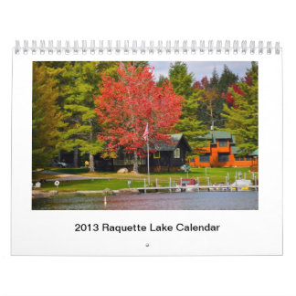 Calendario 2013 del lago Raquette