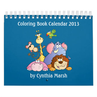 Calendario 2013 del libro de colorear