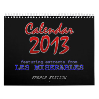 Calendario 2013, francés