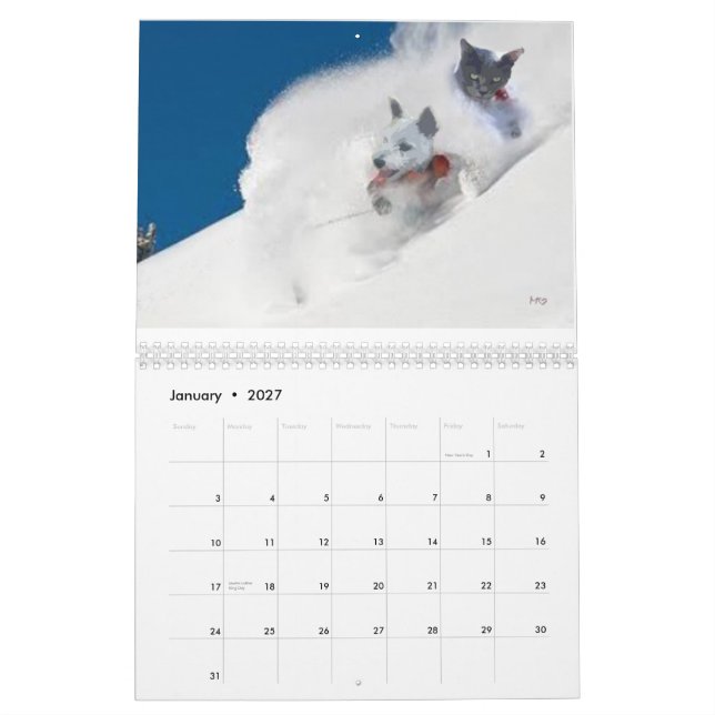 CALENDARIO 2013, GRÁFICOS DIVERTIDOS DE LOS (Jan 2027)
