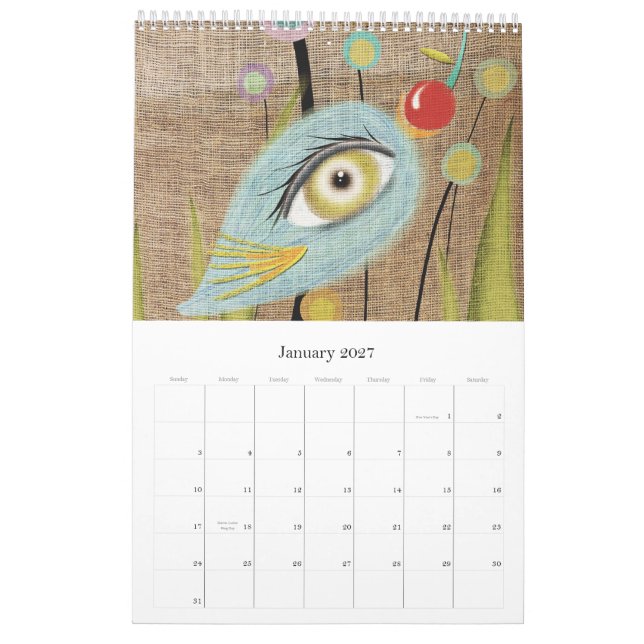 Calendario 2013 - ilustraciones Rupydetequila (Jan 2027)