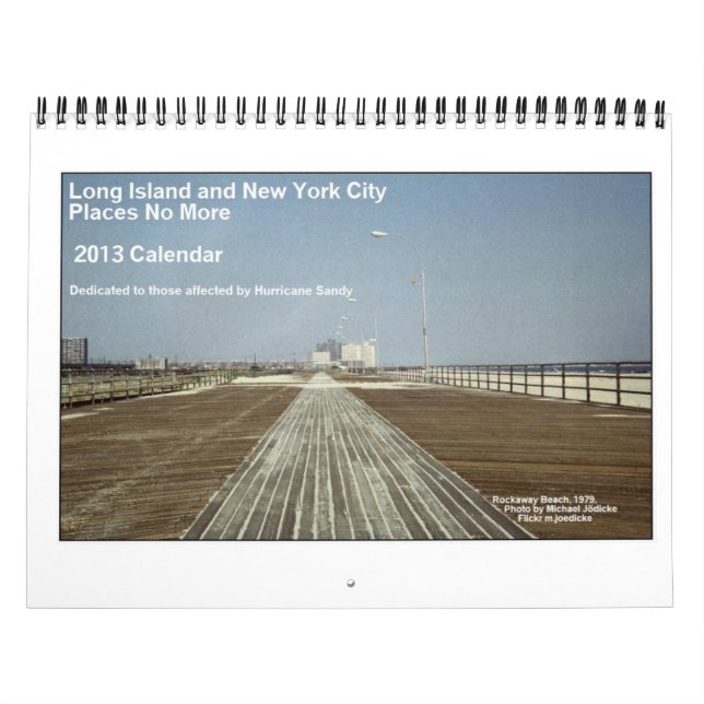 Calendario 2013 para lugares de Long Island y NYC (Tapa)