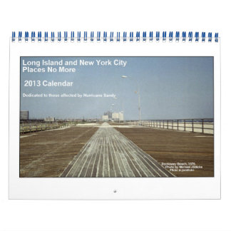 Calendario 2013 para lugares de Long Island y NYC