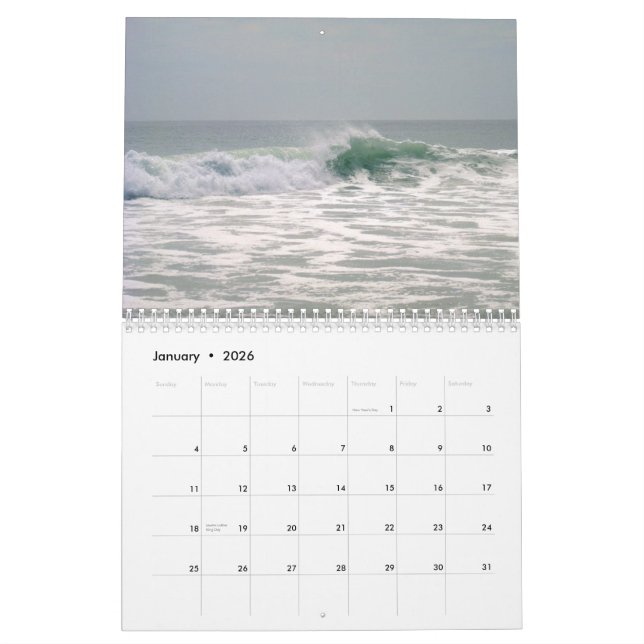 Calendario 2013 por el mar (Jan 2026)