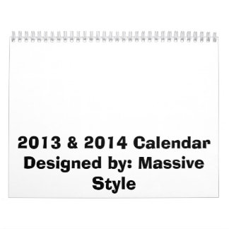 Calendario 2013 y 2014