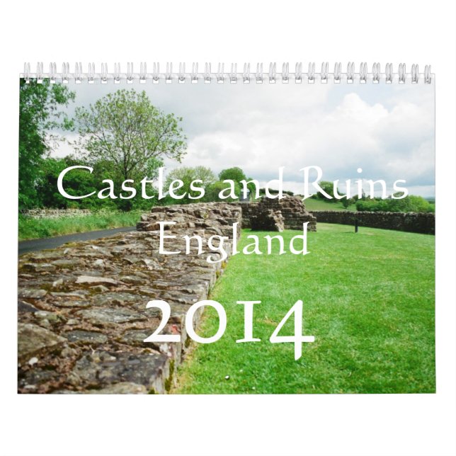 calendario 2014, castillos y ruinas en Inglaterra (Tapa)