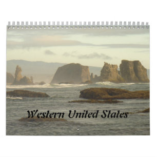 Calendario 2014 de Estados Unidos Occidental