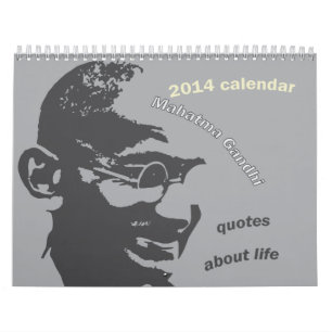 Calendario 2014 de Gandhi