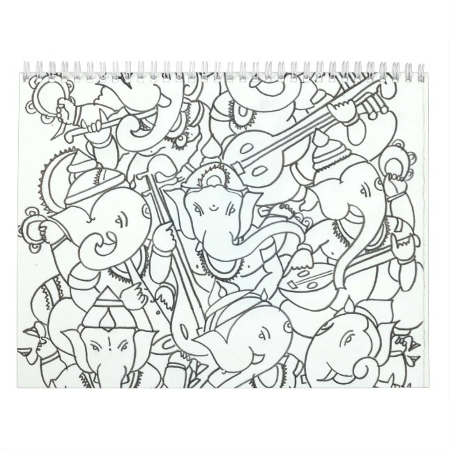 Calendario 2014 de Ganesha (Tapa)