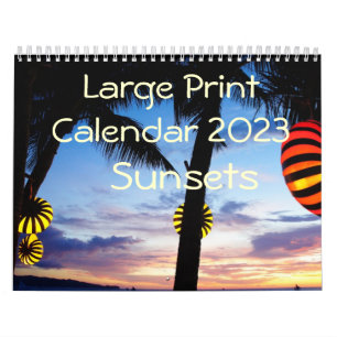 Calendario 2014 de la ampliación de foto - puestas