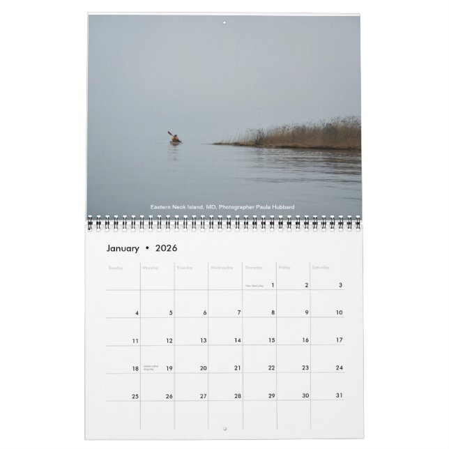 Calendario 2014 de la asociación de los Paddlers (Jan 2026)