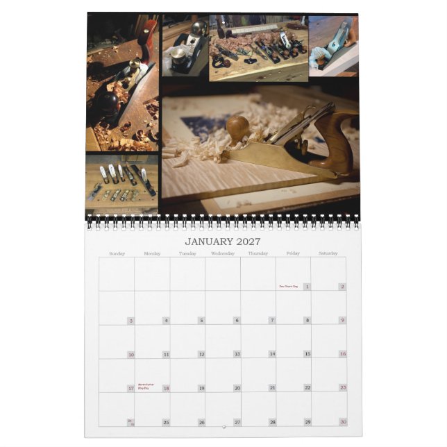 Calendario 2014 de la herramienta de mano de (Jan 2027)