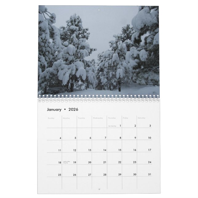 Calendario 2014 de la maravilla de la naturaleza (Jan 2026)