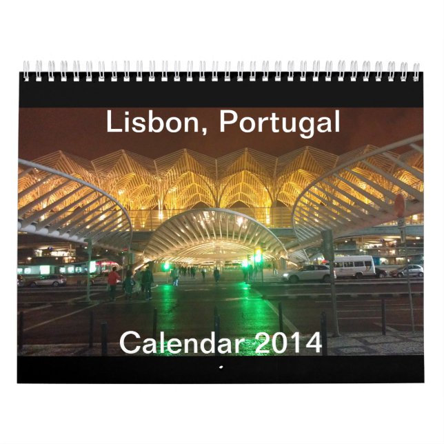 Calendario 2014 de Lisboa, Portugal (modifiqúese) (Tapa)