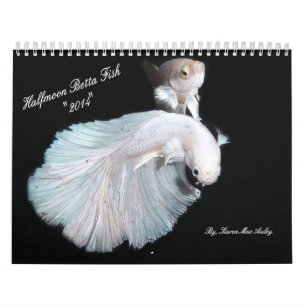 Calendario 2014 de los pescados de Betta de la