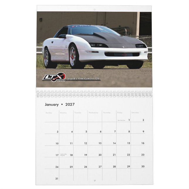 calendario 2014 de LTxTech.com (Jan 2027)