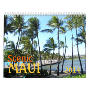 Calendario 2014 de Maui Hawaii