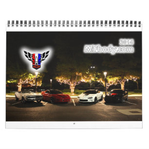 Calendario 2014 de Michigan FBody (12 meses)