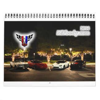 Calendario 2014 de Michigan FBody (15 meses)