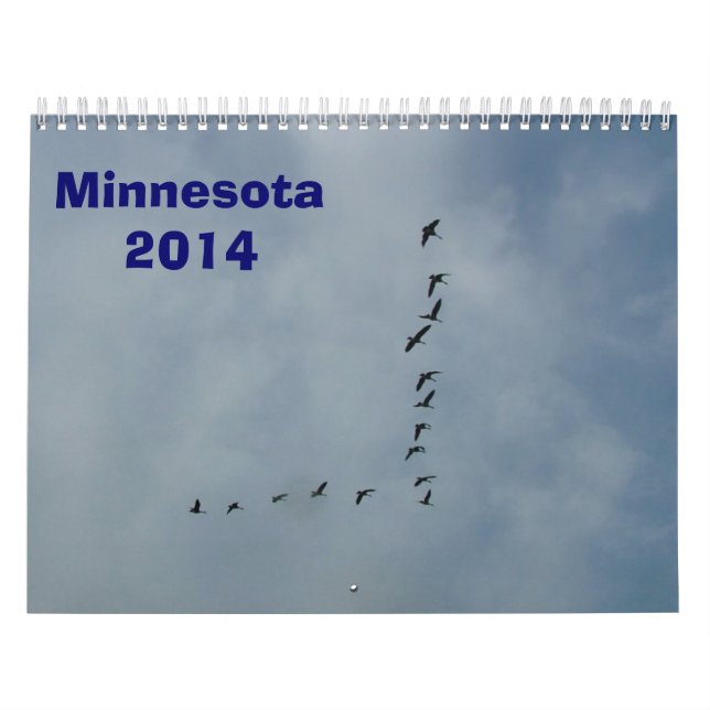 Calendario 2014 de Minnesota (Tapa)