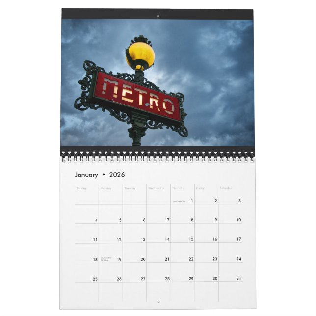 Calendario 2014 de París (Jan 2026)