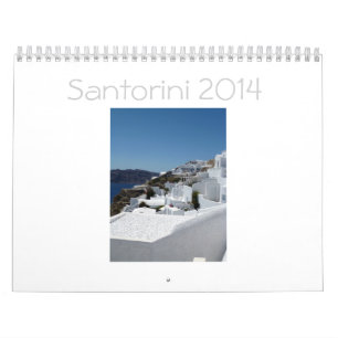 Calendario 2014 de Santorini