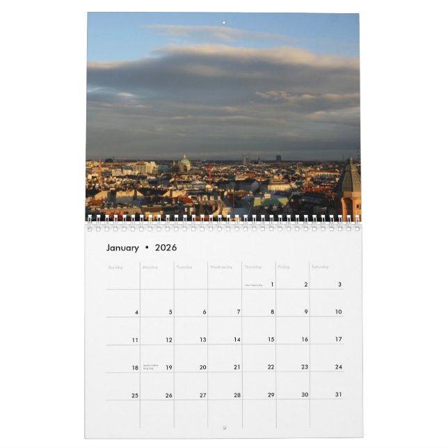 Calendario 2014 de Viena (Jan 2026)