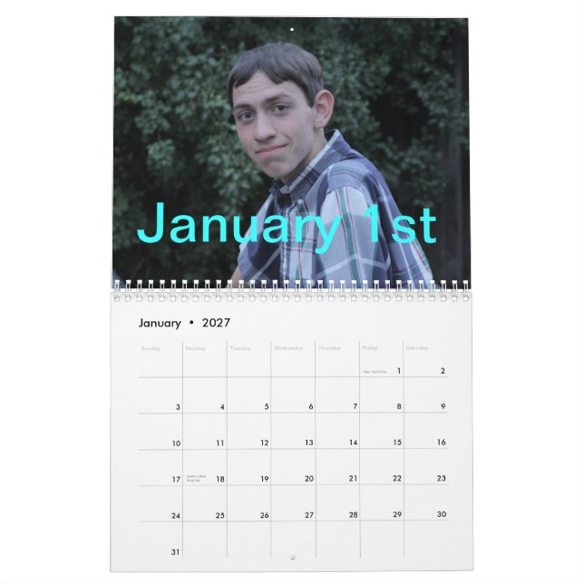 Calendario 2014 de Walton (Jan 2027)