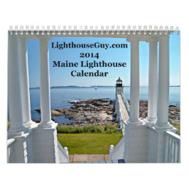 calendario 2014 del faro de LighthouseGuy.com