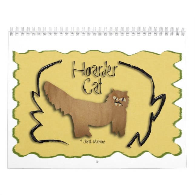 Calendario 2014 del gato del atesorador (Tapa)