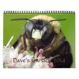 Calendario 2014 del jardín de Dave