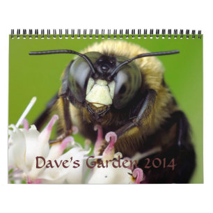 Calendario 2014 del jardín de Dave
