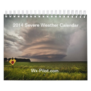 Calendario 2014 del tiempo severo del Wx-Piloto