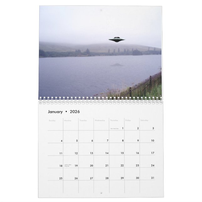 Calendario 2014 del UFO (Jan 2026)