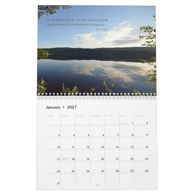 Calendario 2014 del zen (Jan 2027)