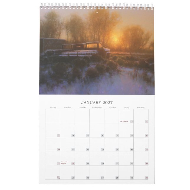 Calendario 2014 El arte de BRENT COTTON (Jan 2027)