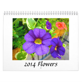 Calendario 2014 flores
